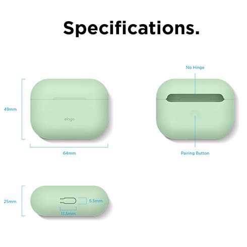Elago Airpods Pro Silicone Case - Pastel Green
