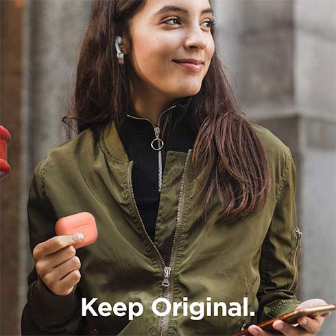 Elago Airpods Pro Silicone Case - Peach