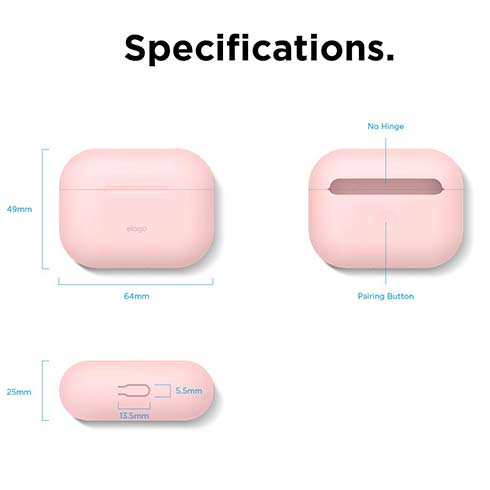 Elago Airpods Pro Silicone Case - Lovely Pink