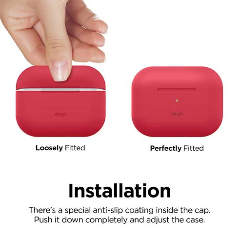 Elago Airpods Pro Silicone Case - Red