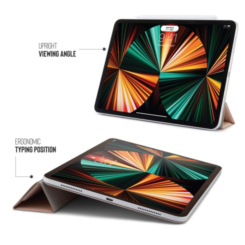 Pipetto pouzdro Origami Folio Case pro iPad Pro 11" 2022 / iPad Air 2022/ iPad Air 11" M2 - Dusty Pink