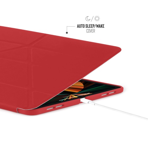 Pipetto pouzdro Origami TPU Case pro iPad Pro 11" 2022-2021 - Red