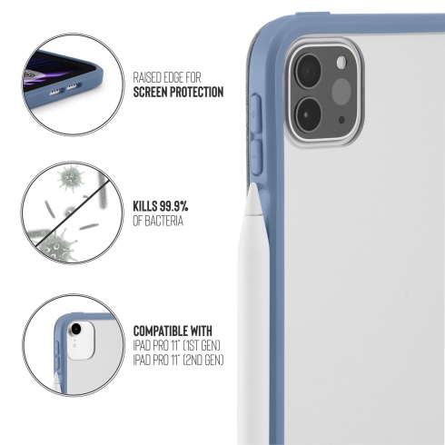 Pipetto pouzdro Origami TPU Case pro iPad Pro 11" 2022 - 2021 - Navy Blue