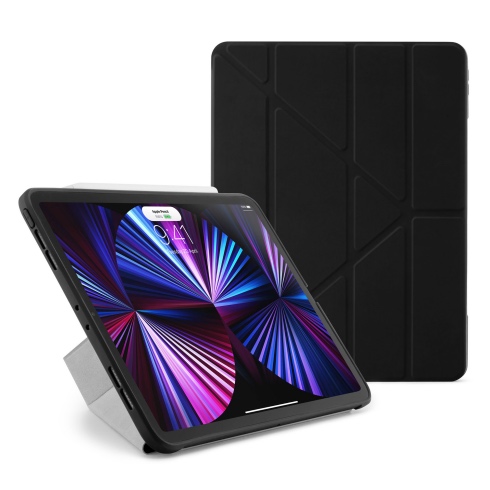 Pipetto pouzdro Origami TPU Case pro iPad Pro 11" 2022 - 2021 - Black