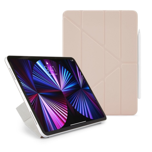 Pipetto pouzdro Origami TPU Case pro iPad Pro 11" 2022 - 2021 - Dusty Pink