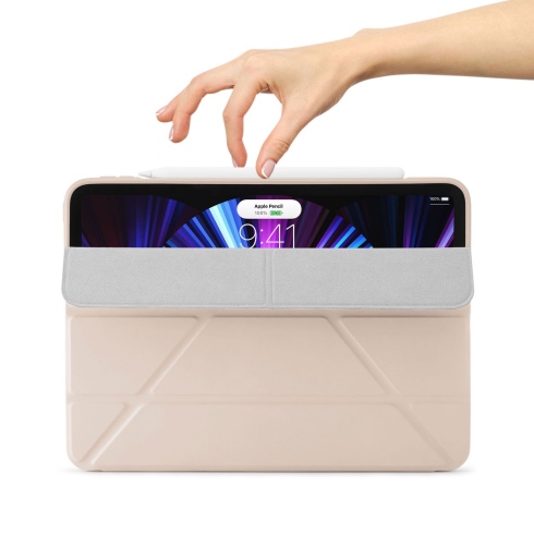Pipetto pouzdro Origami TPU Case pro iPad Pro 11" 2022 - 2021 - Dusty Pink