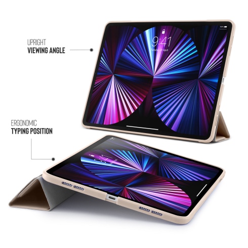 Pipetto pouzdro Origami TPU Case pro iPad Pro 11" 2022 - 2021 - Dusty Pink