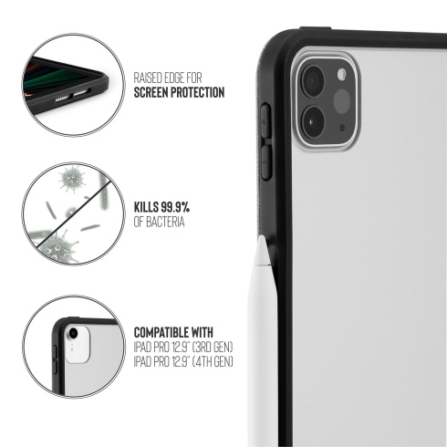 Pipetto pouzdro Origami TPU Case pro iPad Pro 12.9" 2022/2021/2020 - Black