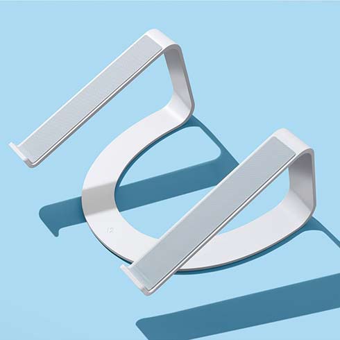 TwelveSouth stojan Curve SE pre MacBook - White Aluminium