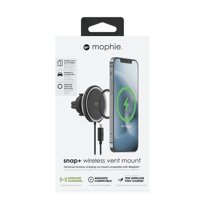 Mophie Snap+ Wireless Car Charger for iPhone with MagSafe 15W bezdrátová auto nabiječka