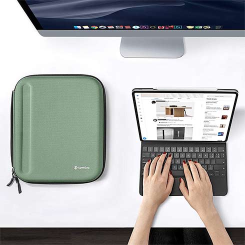 TomToc puzdro Smart A06 PadFolio Eva Case pre iPad Pro 12.9"/Pro, Air 13" - Cactus