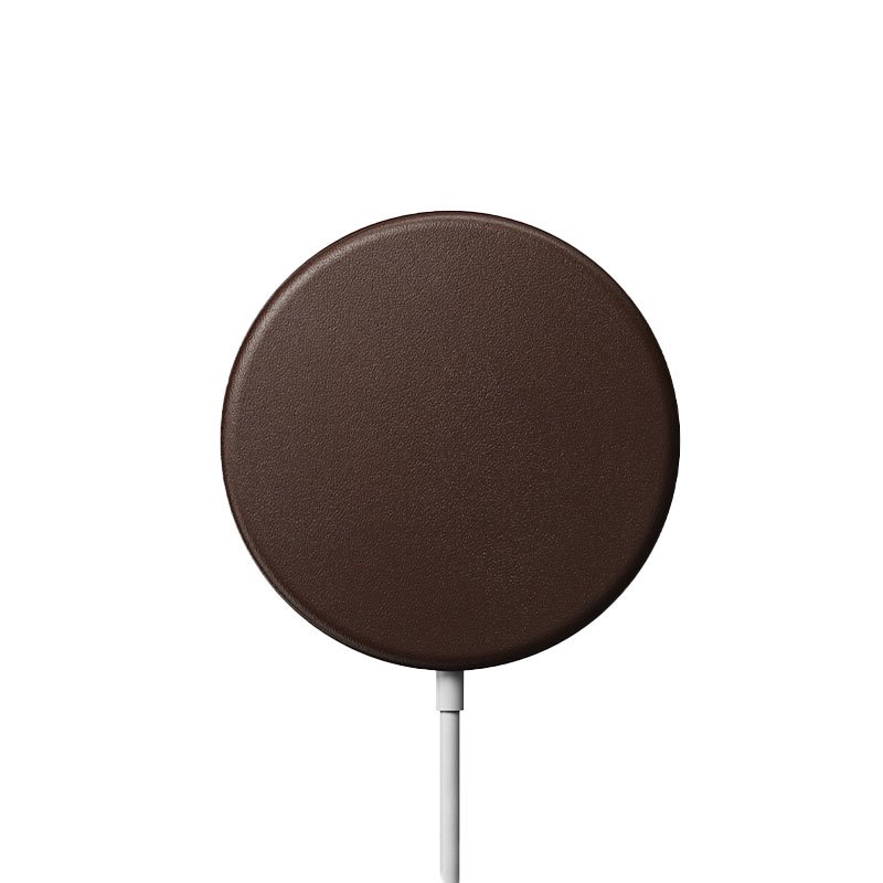 Nomad kryt Leather Case pro MagSafe - Rustic Brown