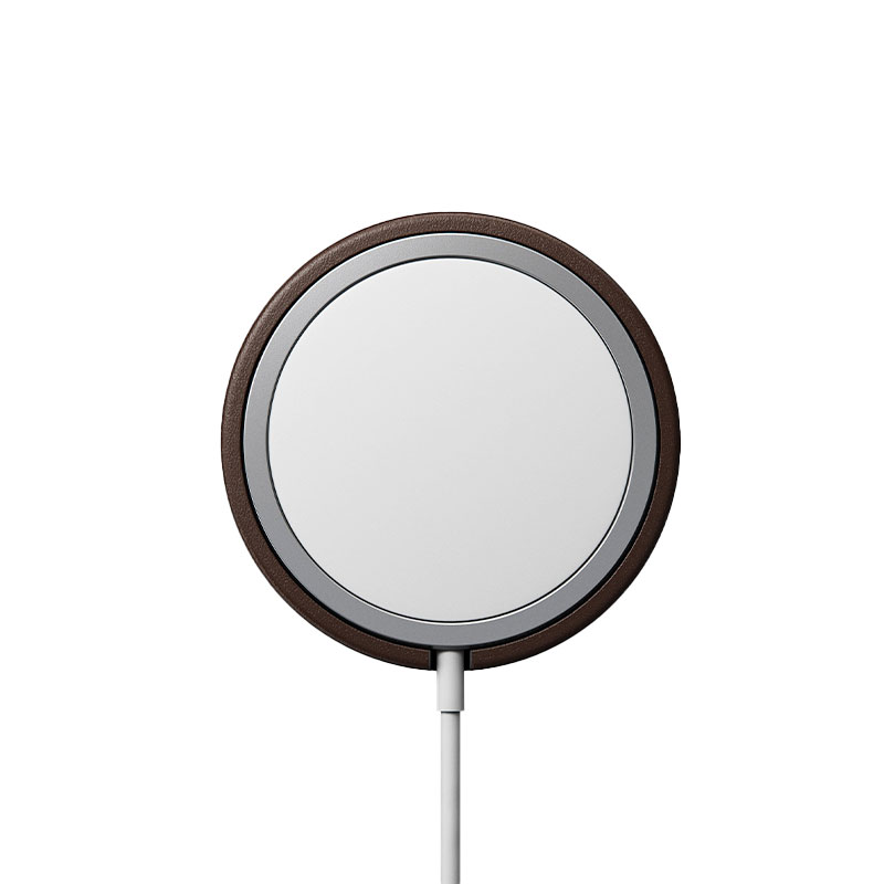 Nomad kryt Leather Case pro MagSafe - Rustic Brown