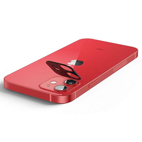 Spigen Optik Lens Protector pre iPhone 12 mini - Red