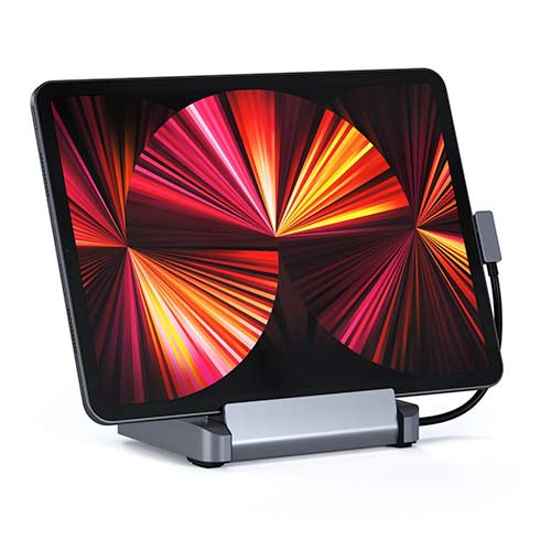 Satechi stojan Stand & Hub pre iPad Pro - Space Grey Aluminium