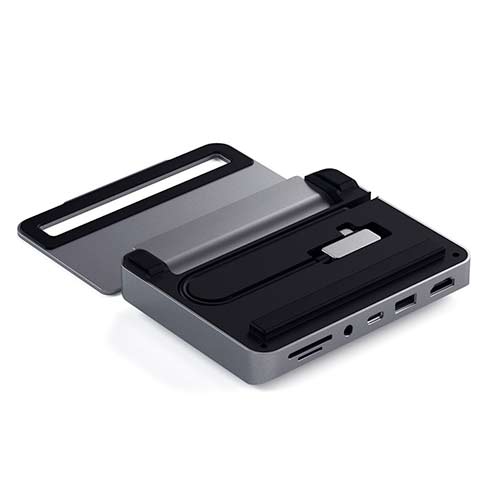 Satechi stojan Stand & Hub pre iPad Pro - Space Grey Aluminium