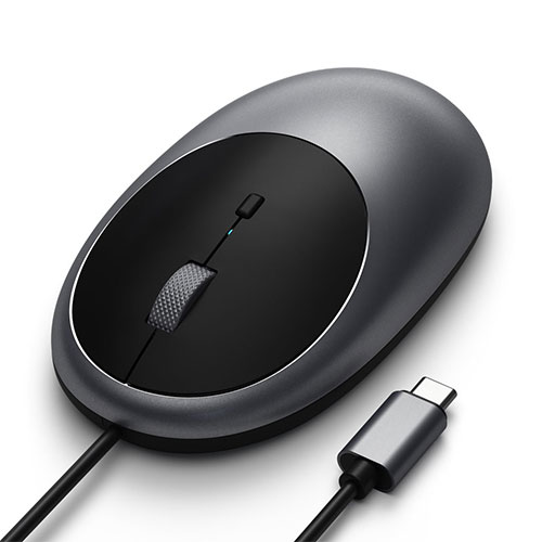 Satechi myš C1 USB-C Wired Mouse - Space Gray