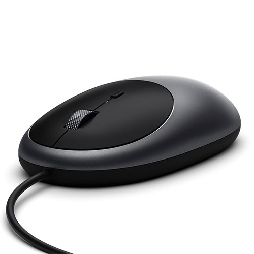 Satechi myš C1 USB-C Wired Mouse - Space Gray