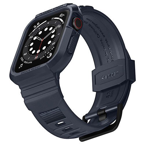 Spigen kryt Rugged Armor Pro pre Apple Watch 4/5/6/7/8/SE 44/45mm - Charcoal Gray