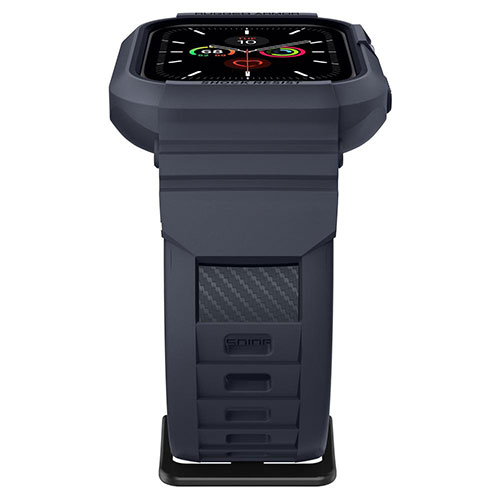 Spigen kryt Rugged Armor Pro pre Apple Watch 4/5/6/7/8/SE 44/45mm - Charcoal Gray
