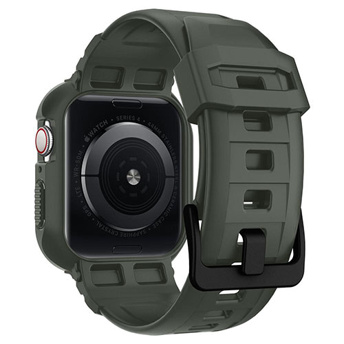 Spigen kryt Rugged Armor Pro pre Apple Watch 4/5/6/7/8/SE 44/45mm - Military Green