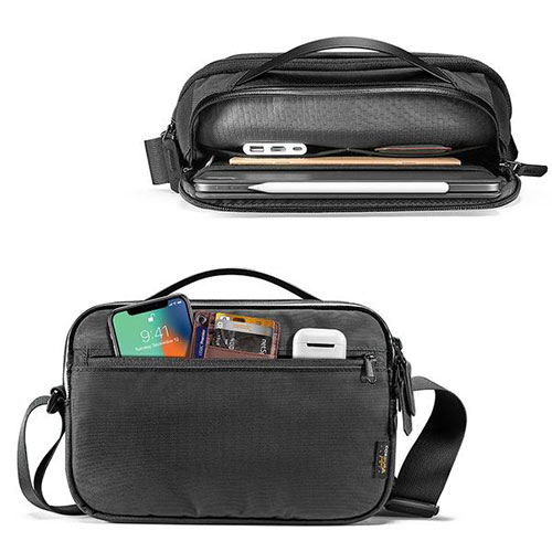 TomToc taška Urban Commute Crossbody pre iPad Pro 11"/Air 10.9" - Black
