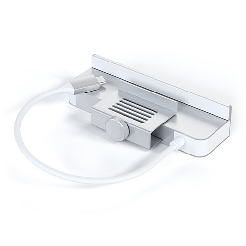 Satechi USB-C Clamp Hub pre 24" iMac 2021 & 2023 - Silver Aluminium