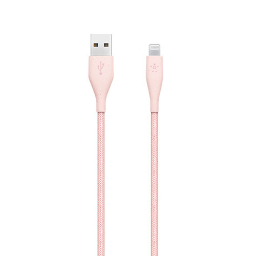 Belkin kábel DuraTek Plus USB to Lightning with Strap 1.2m - Pink
