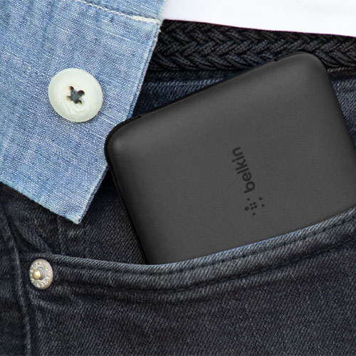 Belkin Boost Charge Plus USB-C Powerbank 10K with Integrated Cables-Blue