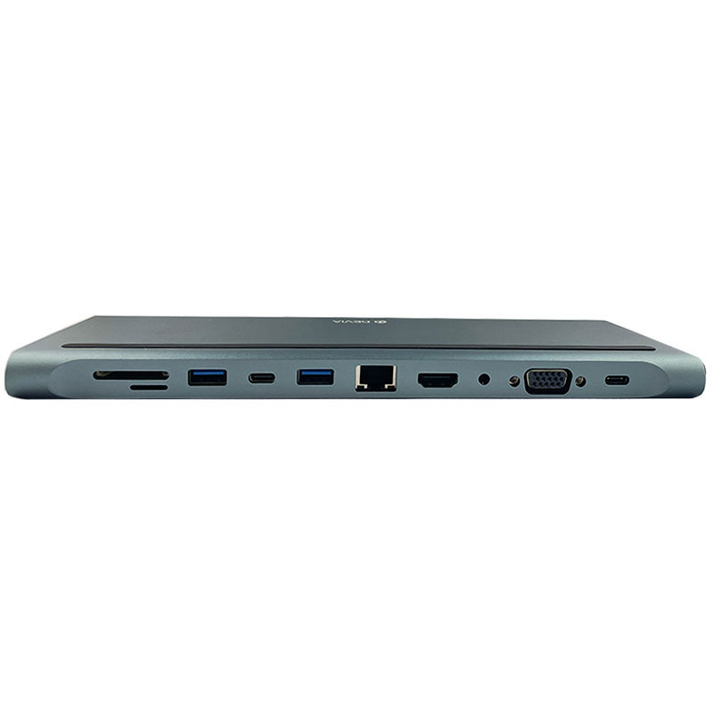 Devia USB-C Hub Leopard řady 11-in-1-Gray