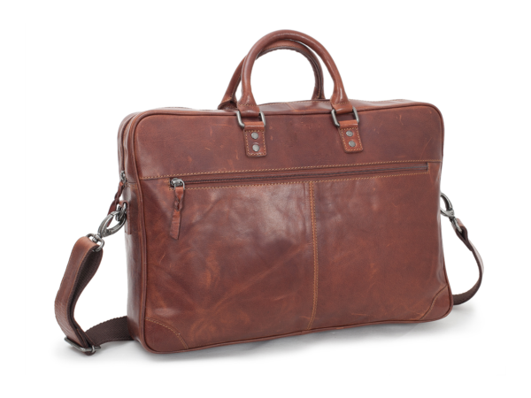 Baoobaoo Brašňa Briefcase Soft pre MacBook 15"-16" Brandy