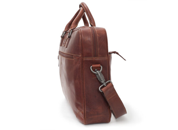 Baoobaoo Brašňa Briefcase Soft pre MacBook 15"-16" Brandy