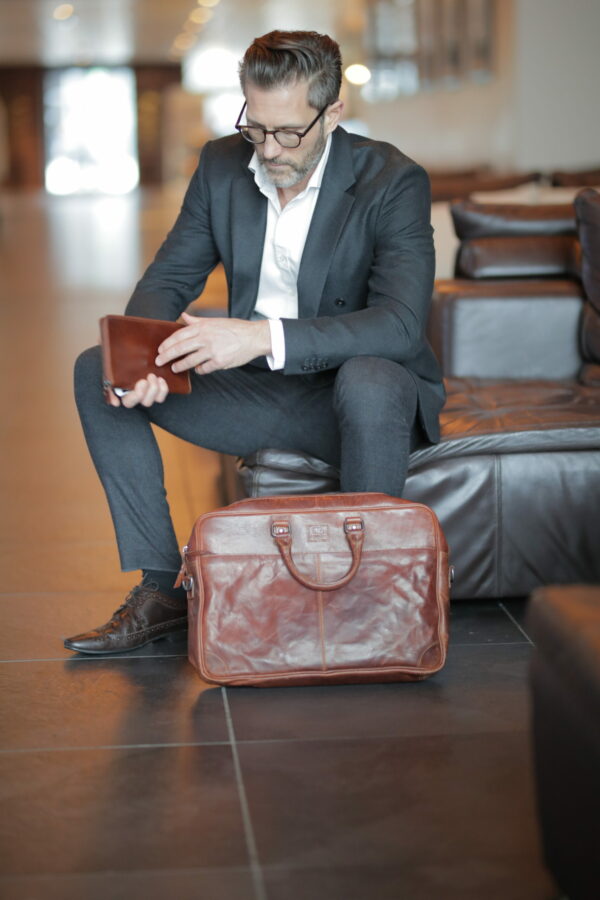 Baoobaoo Brašňa Briefcase Soft pre MacBook 15"-16" Brandy