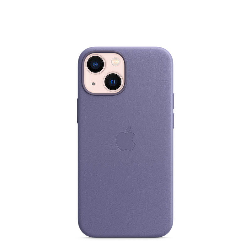 Apple iPhone 13 mini Leather Case with MagSafe - Wisteria