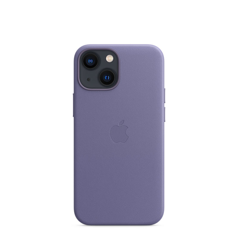 Apple iPhone 13 mini Leather Case with MagSafe - Wisteria