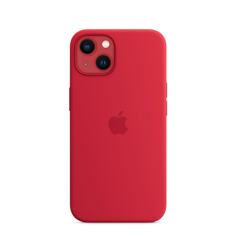 Apple iPhone 13 Silicone Case with MagSafe - (PRODUCT)RED