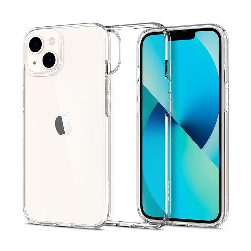 Spigen kryt Liquid Crystal pre iPhone 13 - Crystal Clear
