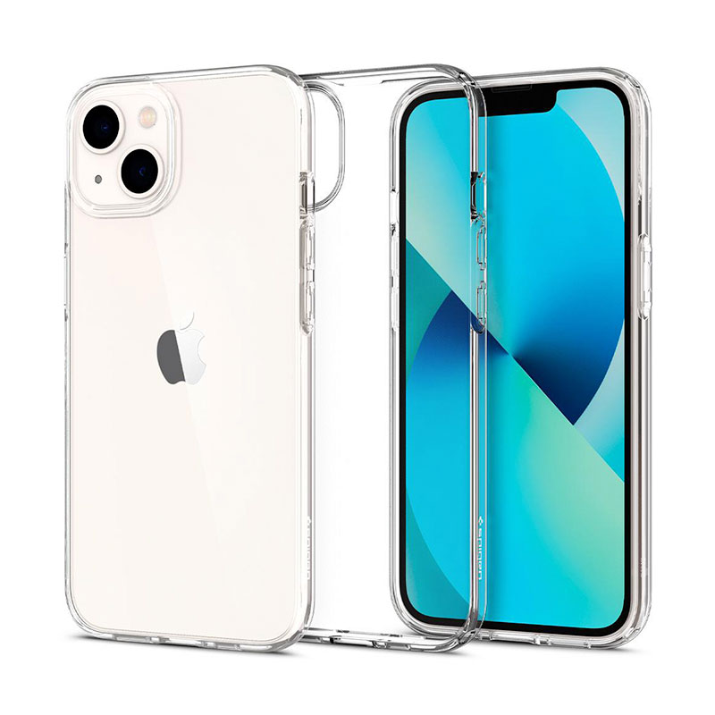 Spigen kryt Liquid Crystal pre iPhone 13 - Crystal Clear