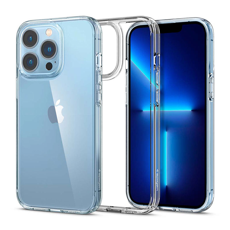 Spigen kryt Ultra Hybrid pre iPhone 13 Pro - Crystal Clear