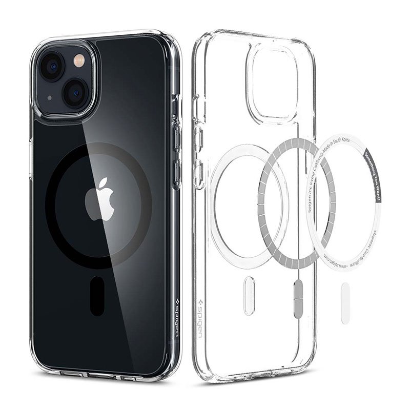 Spigen kryt Ultra Hybrid Magsafe pre iPhone 13 - Matte Black