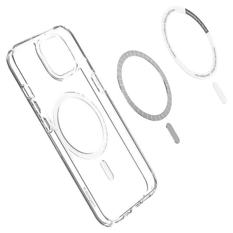 Spigen kryt Ultra Hybrid Magsafe pre iPhone 13 - White