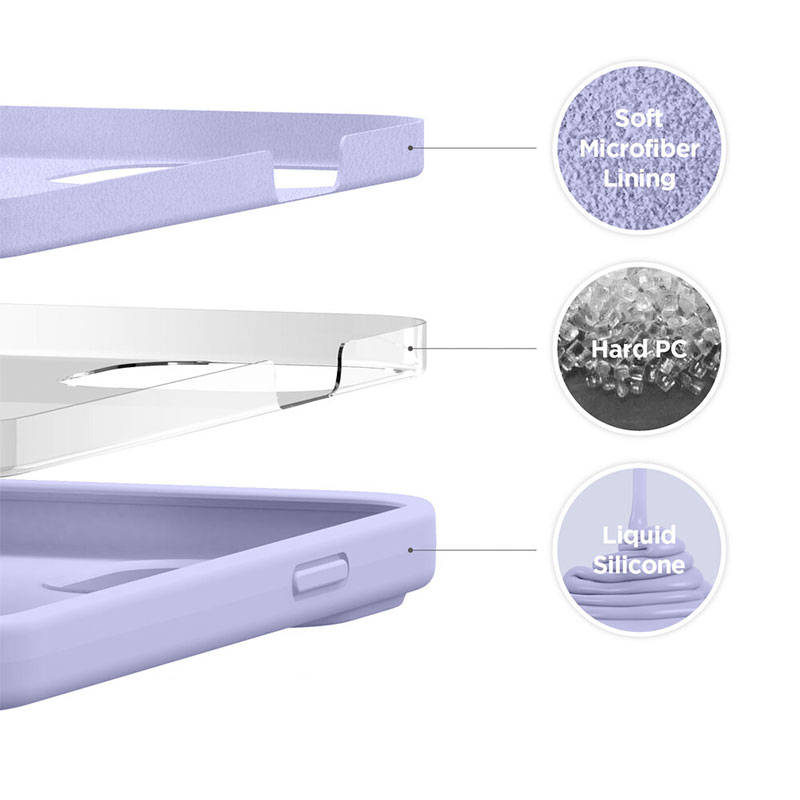 Elago kryt Silicone Case pre iPhone 13 mini - Purple
