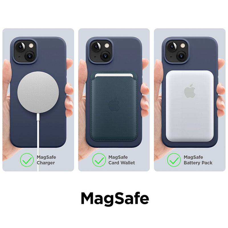 Elago kryt Silicone Case Magsafe pre iPhone 13 - Jean Indigo
