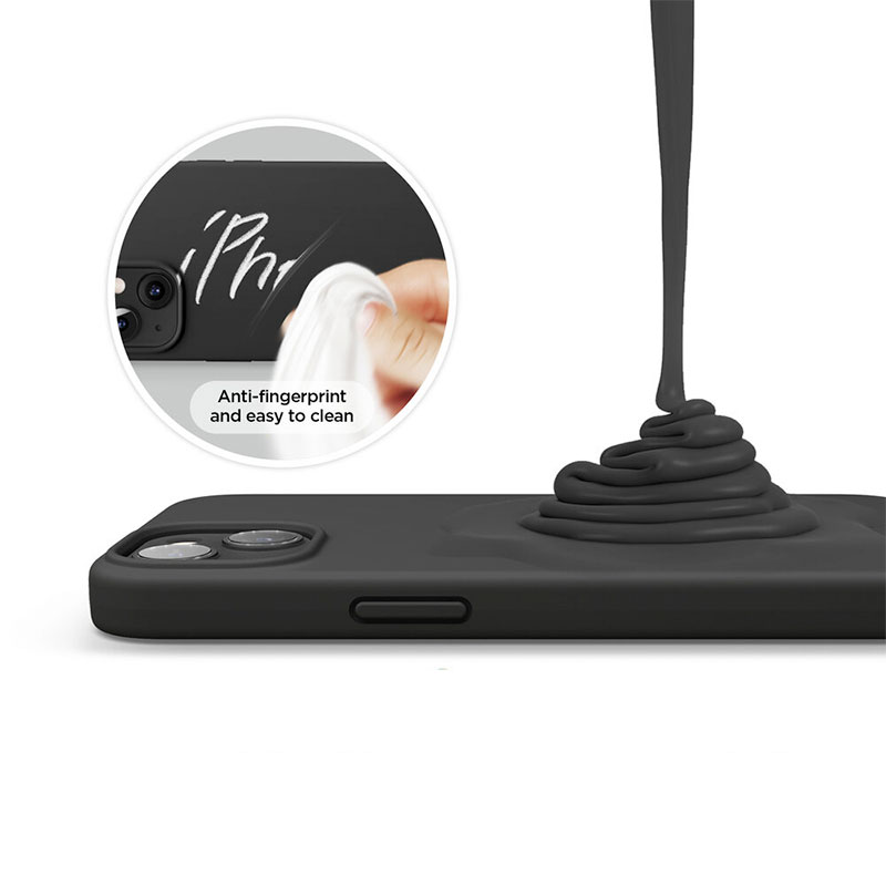 Elago kryt Silicone Case pre iPhone 13 - Black