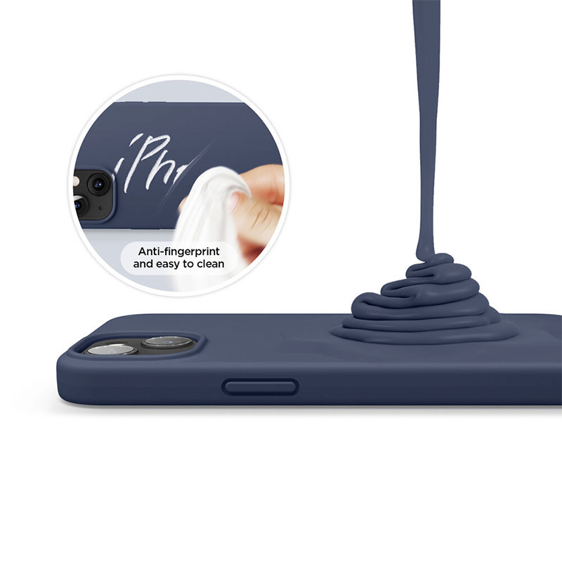 Elago kryt Silicone Case pre iPhone 13 - Jean Indigo