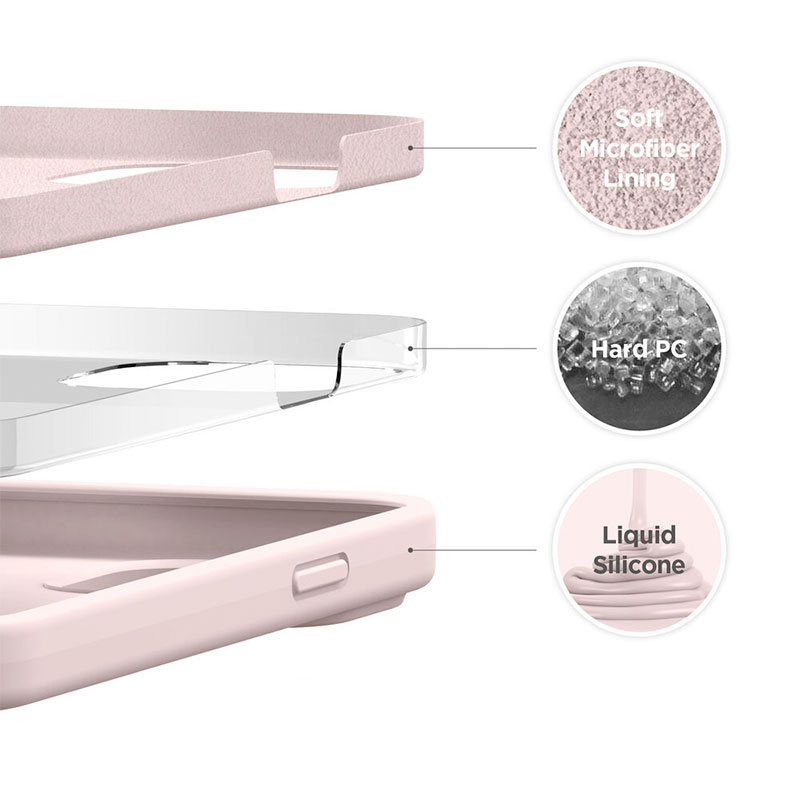 Elago kryt Silicone Case pre iPhone 13 - Lovely Pink