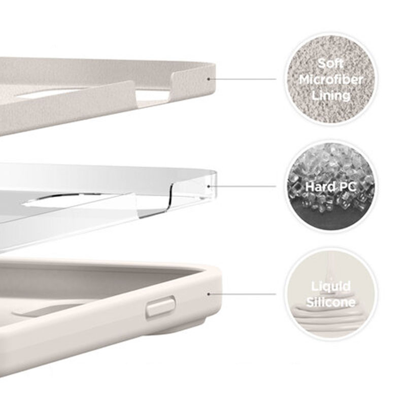 Elago kryt Silicone Case pre iPhone 13 - Stone