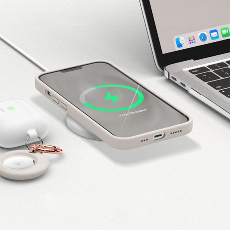 Elago kryt Silicone Case pre iPhone 13 - Stone