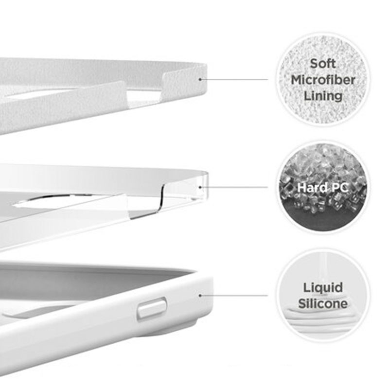 Elago kryt Silicone Case pre iPhone 13 - White