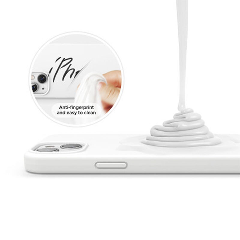 Elago kryt Silicone Case pre iPhone 13 - White
